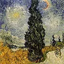 Road with Cypress and Star, Vincent van Gogh