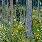 Undergrowth with Two Figures, Vincent van Gogh