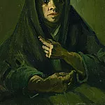 Woman with a Mourning Shawl, Vincent van Gogh