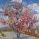 Peach Tree in Bloom , Vincent van Gogh
