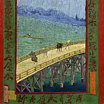 Bridge in the Rain , Vincent van Gogh