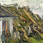 Old Cottages, Chaponval, Vincent van Gogh