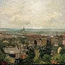 View of Paris from Montmartre, Vincent van Gogh