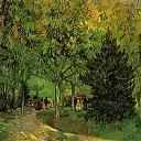 A Lane in the Public Garden at Arles, Vincent van Gogh