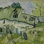 Farmhouse with Two Figures, Vincent van Gogh