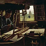 Weaver near an Open Window, Vincent van Gogh