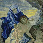 Pieta after Delacroix, Vincent van Gogh
