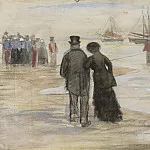 THE BEACH AT SCHEVENINGEN, Vincent van Gogh