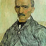 Portrait of Trabuc, an Attendant at Saint-Paul Hospital, Vincent van Gogh