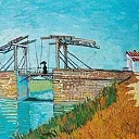 The Langlois Bridge at Arles, Vincent van Gogh