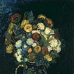 Vase with Zinnias, Vincent van Gogh
