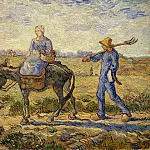 Morning – Peasants Going to Work, Vincent van Gogh