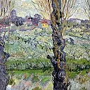 Orchard in Blossom with View of Arles, Vincent van Gogh