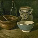 Still-Life with Earthenware and Bottles, Vincent van Gogh