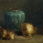 Ginger Pot and Onions, Vincent van Gogh