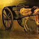 Cart with Ox, Vincent van Gogh