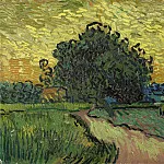 Landscape at Twilight, Vincent van Gogh
