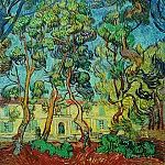 The Grounds of the Asylum, Vincent van Gogh