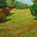 Sunny Lawn in a Public Park, Vincent van Gogh