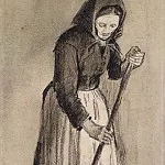 Woman with a Broom, Vincent van Gogh