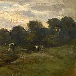 Pasture with cows, Vincent van Gogh