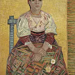 Italian Woman , Vincent van Gogh