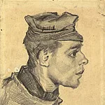 Head of a Young Peasant, Vincent van Gogh