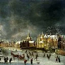 Hermitage ~ Part 01 - Berstraten, Abraham - Winter view of Leiden