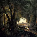 Карл Блехен - Блехен, Карл (1798-1840) - Лесная тропинка возле Шпандау
