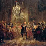 Менцель, Адольф фон – Концерт для флейты Фридриха Великого в Сан-Суси