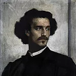 Антон фон Вернер - Фейербах, Ансельм (1829 - 1880) - Автопортрет