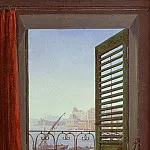 Эрнст Фердинанд Эме - Карус, Карл Густав (1789 - 1869) - Балкон с видом на Неаполитанский залив