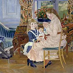Эдгар Дега - Ренуар, Пьер-Огюст (1841-1919) - Детский полдень в Варжемоне