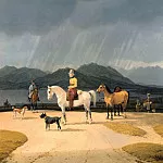 Иоганн Фердинанд Оливир - Кобелл, Вильгельм фон (1766 - 1855) - Всадники в Тегернзе