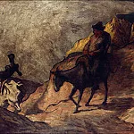 Карл Шпицвег - Домье, Оноре (1808-1879) - Дон Кихот и Санчо Панса