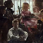 Генрих Эдуард Линде-Вальтер - Коринт, Ловис (1858 - 1925) - Семья художника Фрица Румпфа