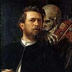 Self-Portrait with Death Playing the Fiddle, Arnold Böcklin