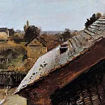 Старая и Новая Национальные Галереи (Берлин) - Блехен, Карл (1798-1840) - Вид на крыши и сады