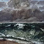 Адольф Генрих Лир - Курбе, Гюстав (1819-1877) - Волна