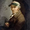 Йозеф Антон Кох - Граф, Антон (1736 - 1813) - Автопортрет с козырьком