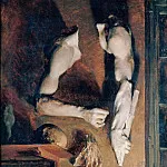 Эдуард Штайнбрюк - Менцель, Адольф фон (1815-1905) - Стена в мастерской
