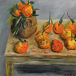 Still life with oranges, Boris Grigoriev