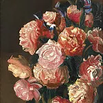 Bouquet of flowers, Boris Grigoriev