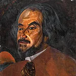 Portrait of a Man, Said to be the Actor Nikolai Aleksandrov, Boris Grigoriev