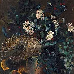 Still life with flowers, Boris Grigoriev