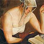 Woman Reading, Boris Grigoriev