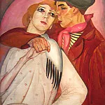 Zhigan and prostitute, Boris Grigoriev