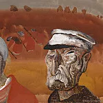 Workers in the fields, Boris Grigoriev