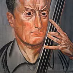 Man with cello, Boris Grigoriev