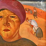 Russian peasant woman, Boris Grigoriev
